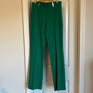 Green work slacks
